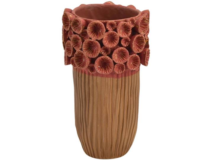 Vase Myko burgund Polyresin D 24.5 H 41 cm