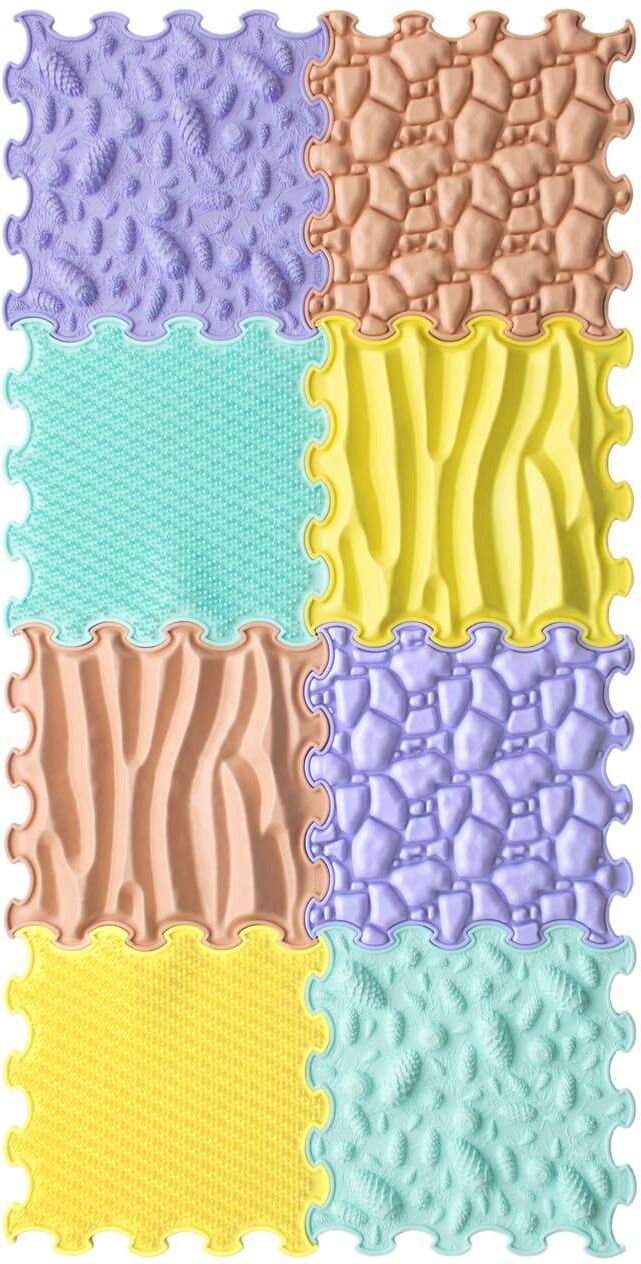 Monkey-Gym Tapis sensoriel Intensive 8 pièces 30 × 30 cm
