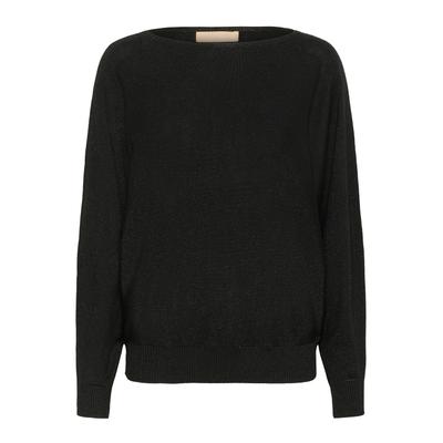 Strickpullover CULTURE "Culture DK Strickpullover CUfay", Damen, Gr. XS, schwarz, Pullover Strickpullover