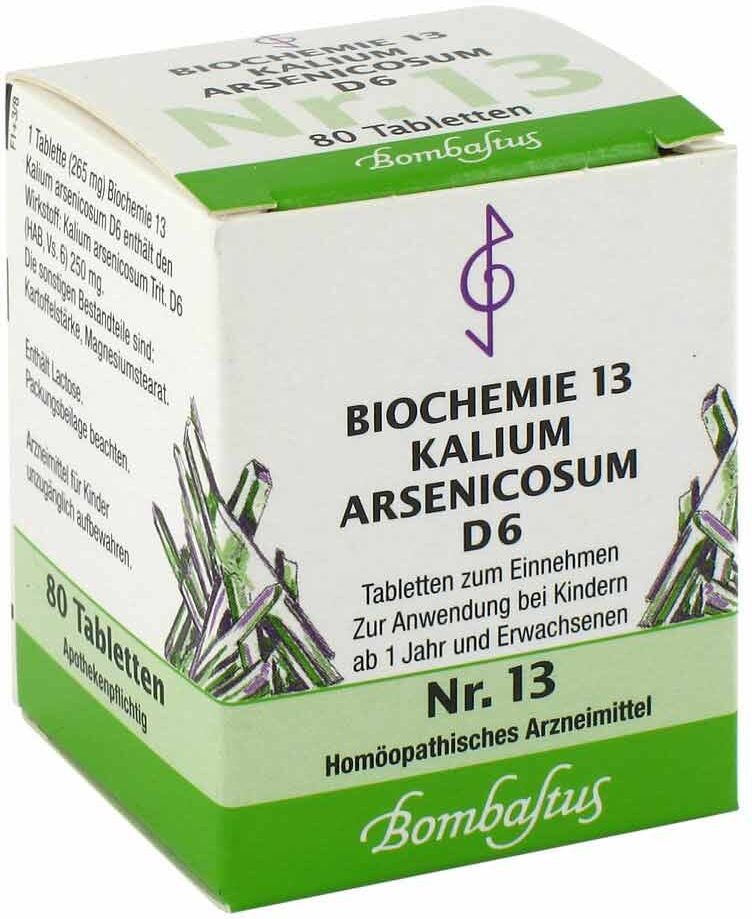 Bombastus Biochemie 13 Kalium arsenicosum D6 Tabletten