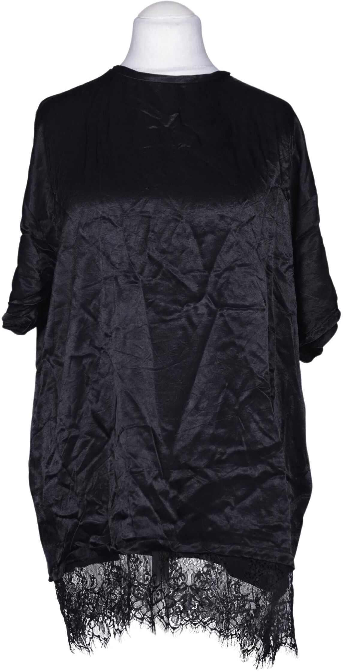 asos Damen Kleid, Schwarz, Gr. L, Viskose - Second Hand