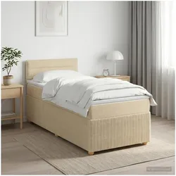 vidaXL, Boxspringbett, Boxspringbett (100 x 200 cm)