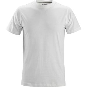 Snickers-Workwear Arbeitsshirt Klassisch, 2502, T-Shirt, Rundhalsausschnitt, weiß, Größe S