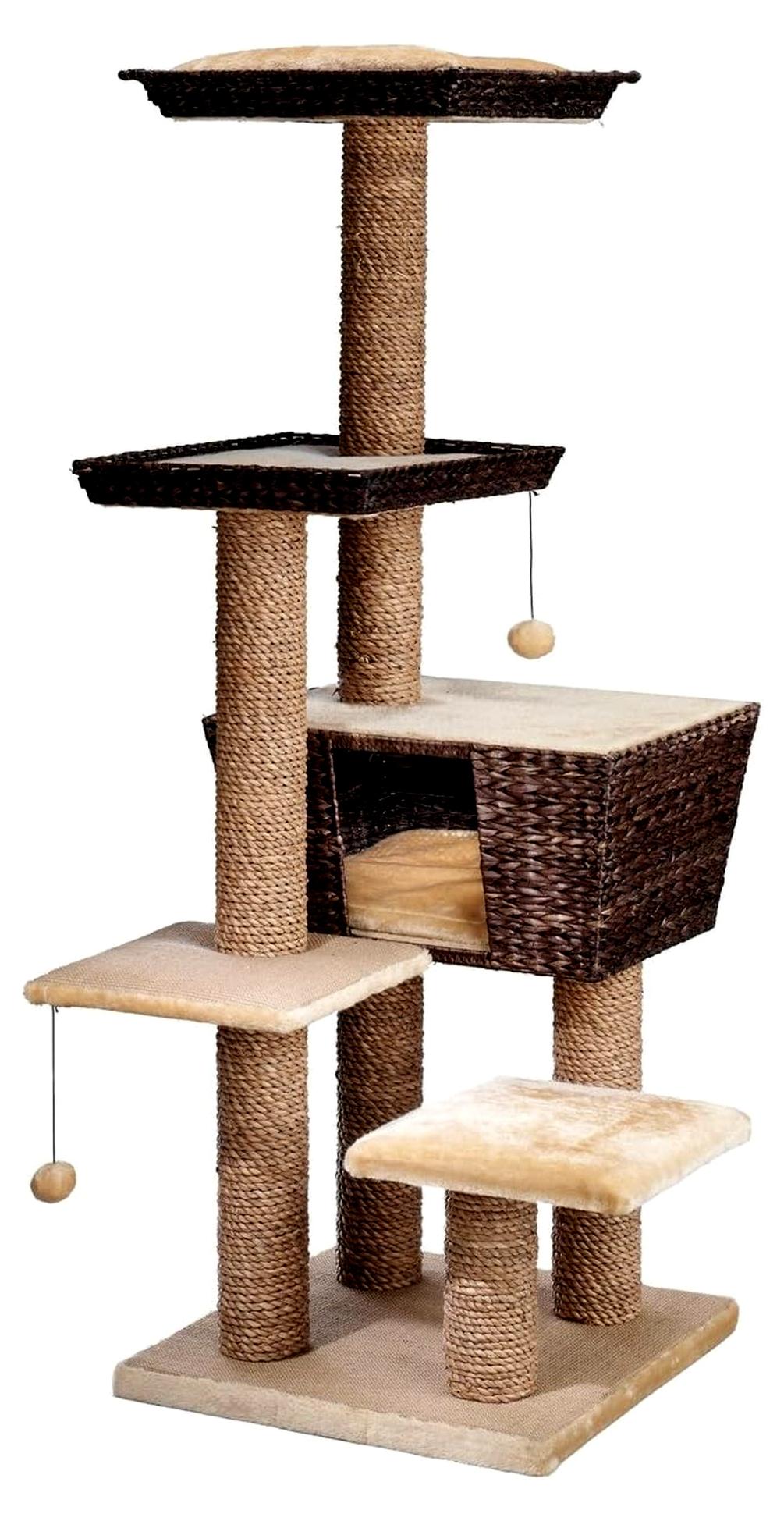 Europet Bernina 431-405574 Trend Katzenkratzbaum Curacao, 48 x 48 x 141 cm