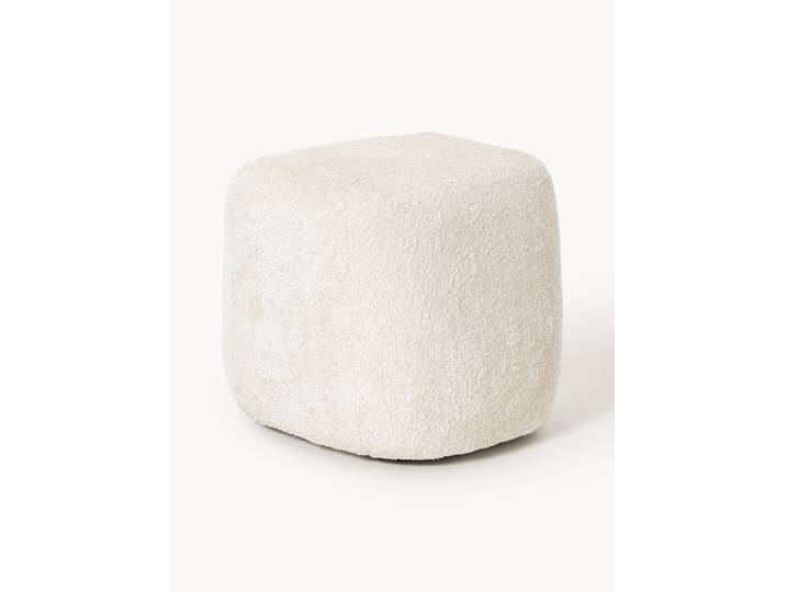 Hoher Hocker Wolke aus Teddy-Bouclé
