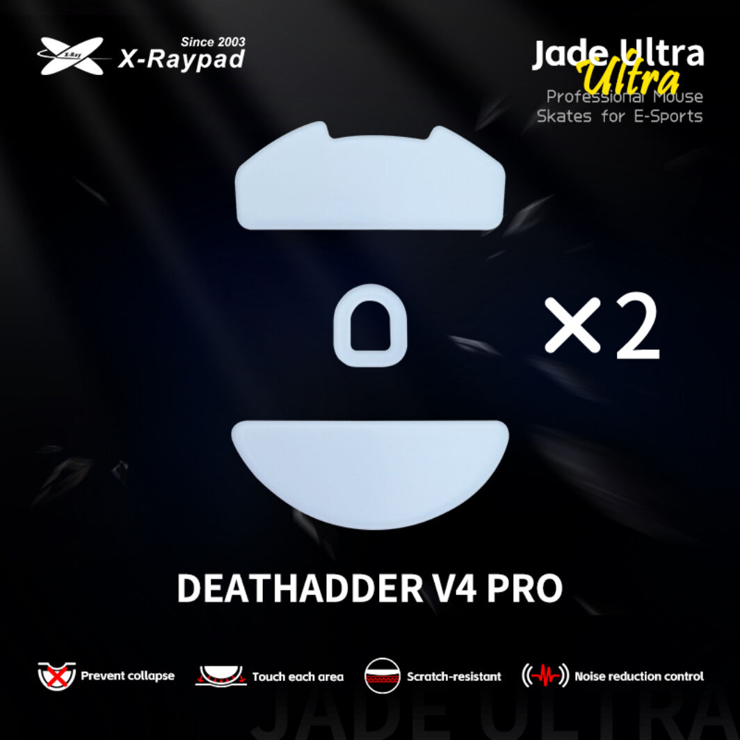 X-Raypad Jade Ultra Skates För Razer Deathadder V4 Pro