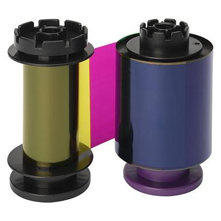 Evolis YMCK RT Color Ribbon. 500 (22.44 cm, Gelb, Schwarz, Gelb, Schwarz) (RT4F010EAA)