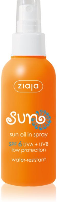 Ziaja Sun huile solaire en spray SPF 6 125 ml