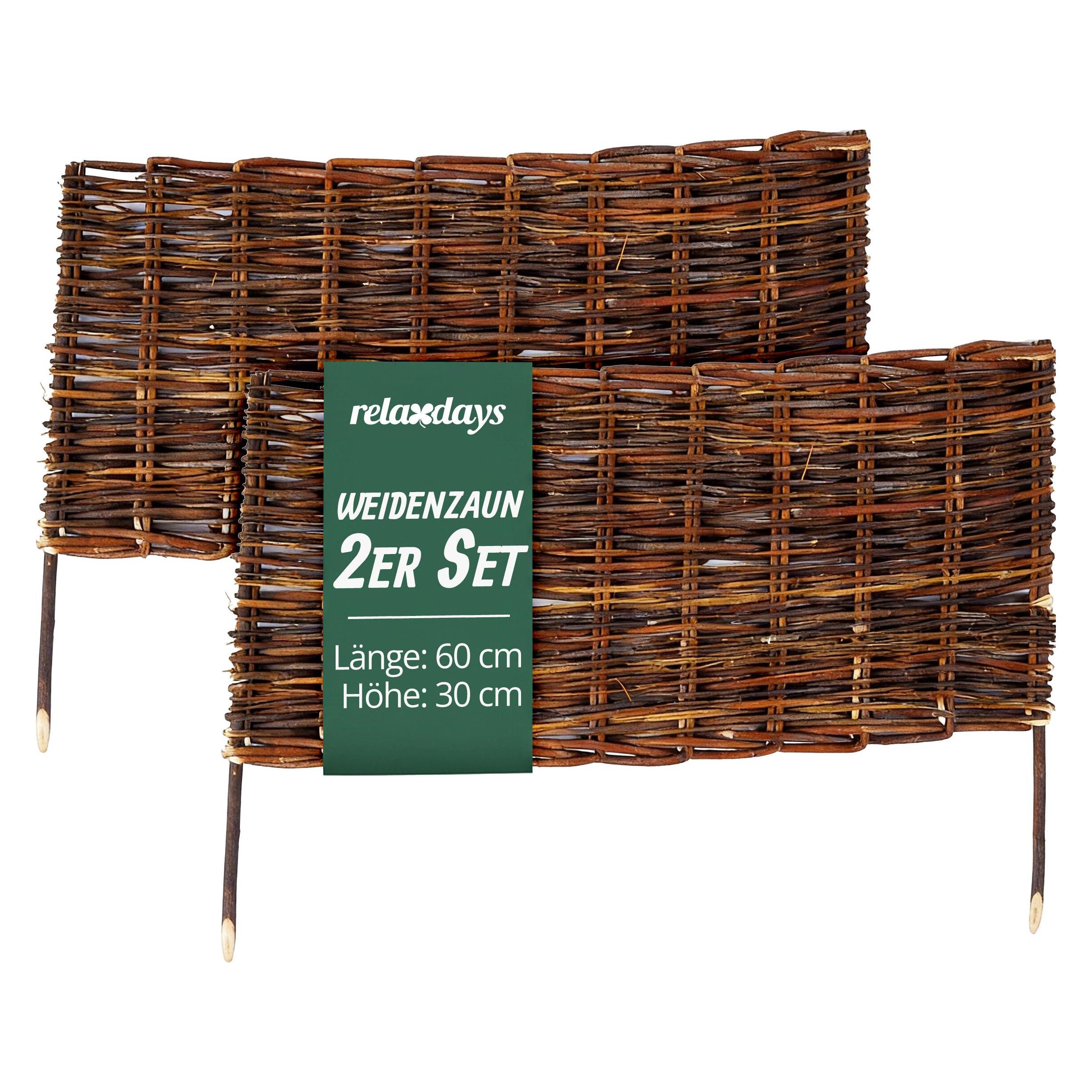 Relaxdays Beeteinfassung (2 cm) (4052025826475)