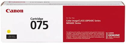 Canon 075 Y toner amarelo
