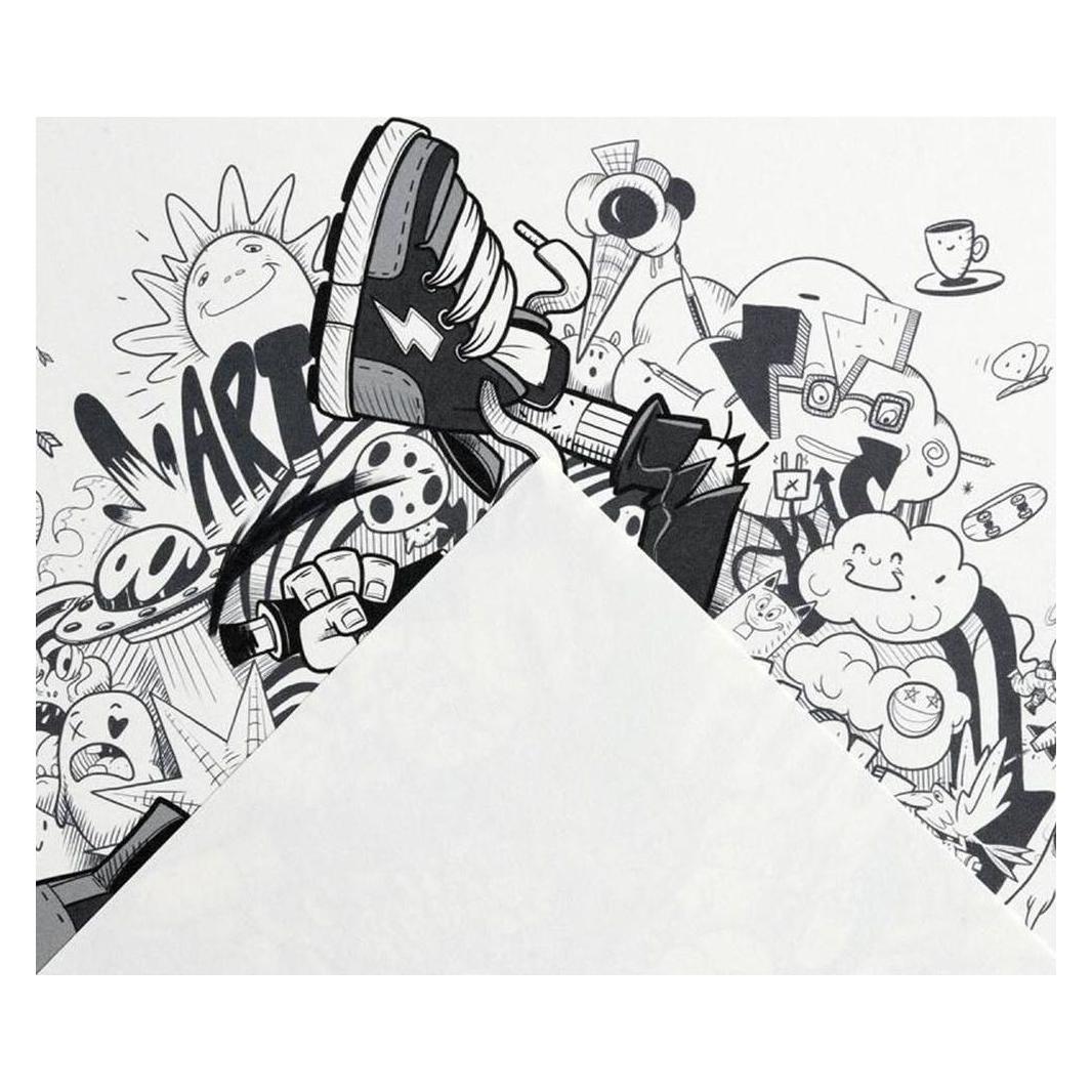 Canson Schreibblock XS'MART SKETCH & NOTES, DIN A4 weiss, sehr glattes und leichtes Papier, 50 Blatt, 90 g (A4, Blanko, Kein Einband) (C32250P003)