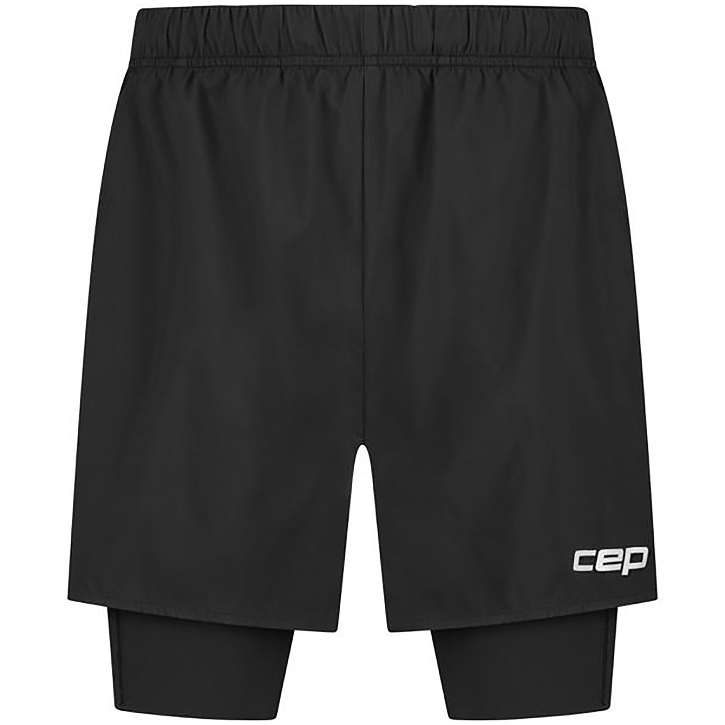 CEP Run 2in1 Herren Laufhose schwarz Größe S Laufen | Trailrunning Windabweisend