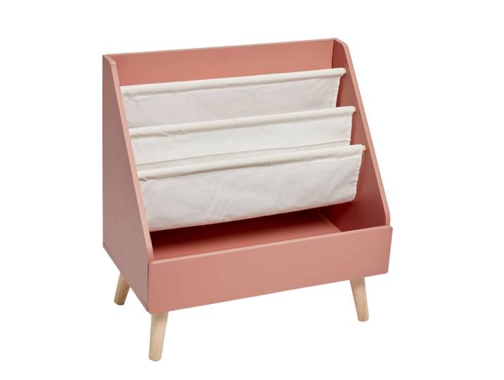 Bibliothèque enfant 58x33x61 cm rose