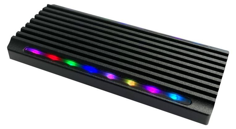 LC-Power LC-M2-C-NVME-4 SSD-behuizing voor NVMe M.2 SSD