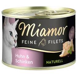 Miamor Feine Filets Natur Huhn & Schinken 12x156 g