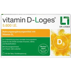 vitamin D-Loges 5.600 I.E. Wochendepot 60 St