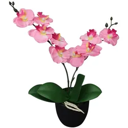 Décoshop26 - Künstliche Pflanze mit Topf Orchidee 30 cm rosa DEC021903