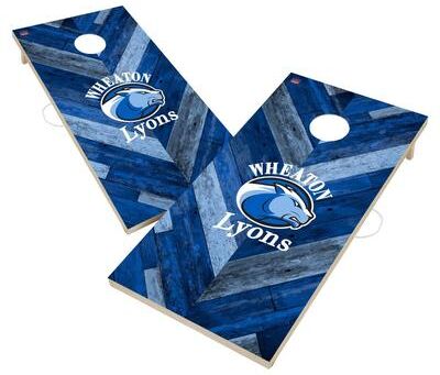 Skip's Garage Wheaton College Lyons Cornhole Board Set
