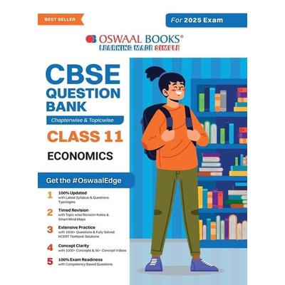 Oswaal CBSE Question Bank Class 11 Economics, Chapterwise and Topicwise Solved Papers For 2025 Exams, Taschenbuch von Oswaal Editorial Board, Oswaal