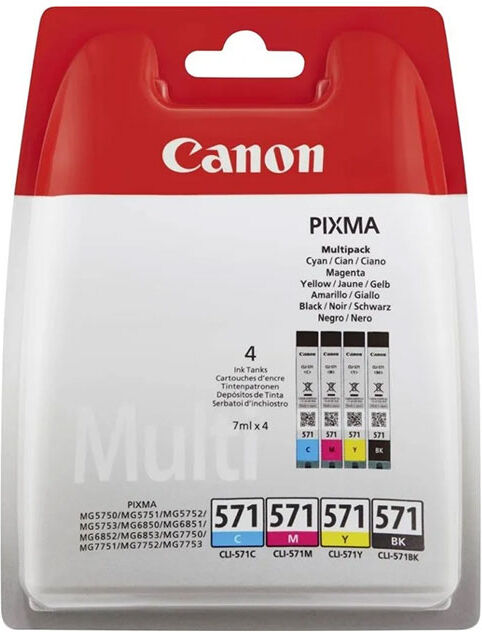 TINTEIRO CANON CLI-571 C/M/Y/BK MP
