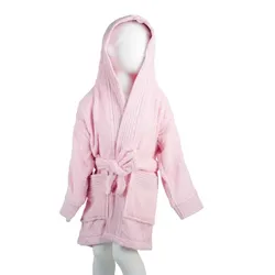 The One Towelling Kinder Baby Bademantel Baby-Badetuch Baby Bathrobe light pink 80/92