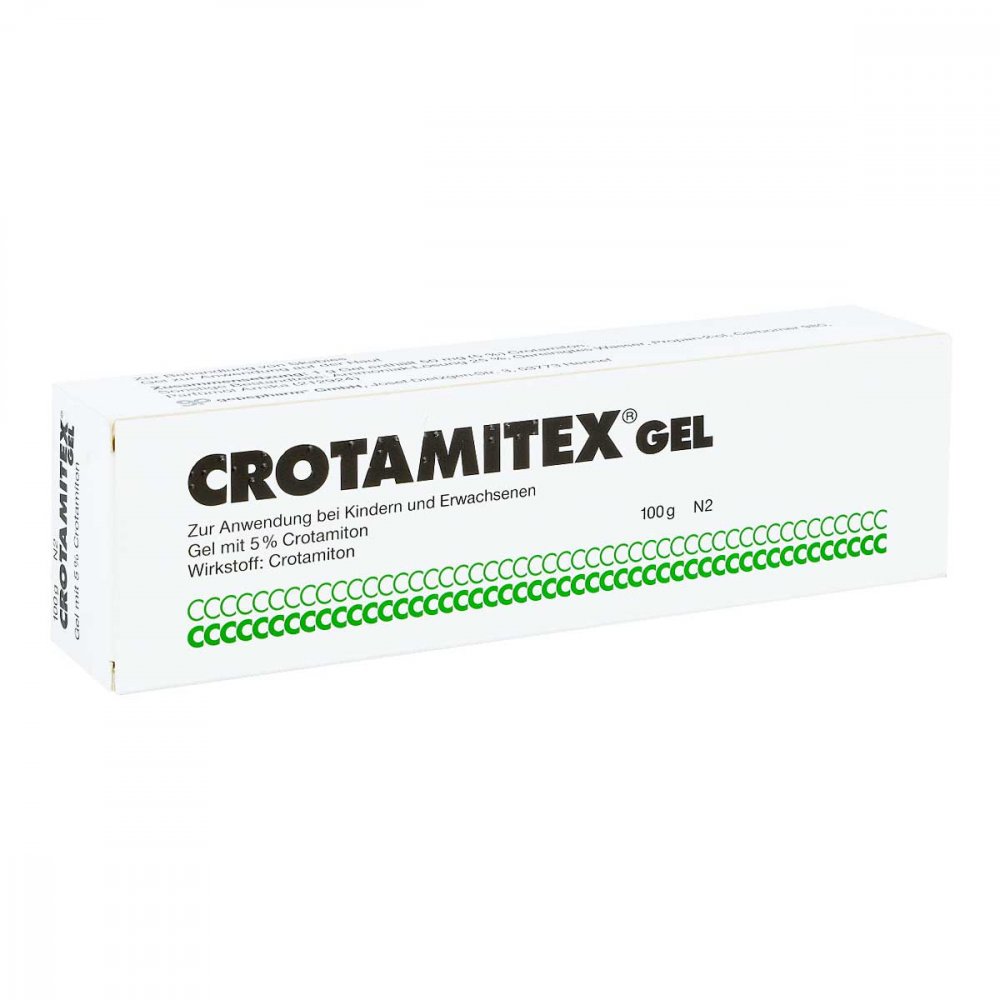 gepepharm GmbH Crotamitex Gel zur Krätze Behandlung 02759433