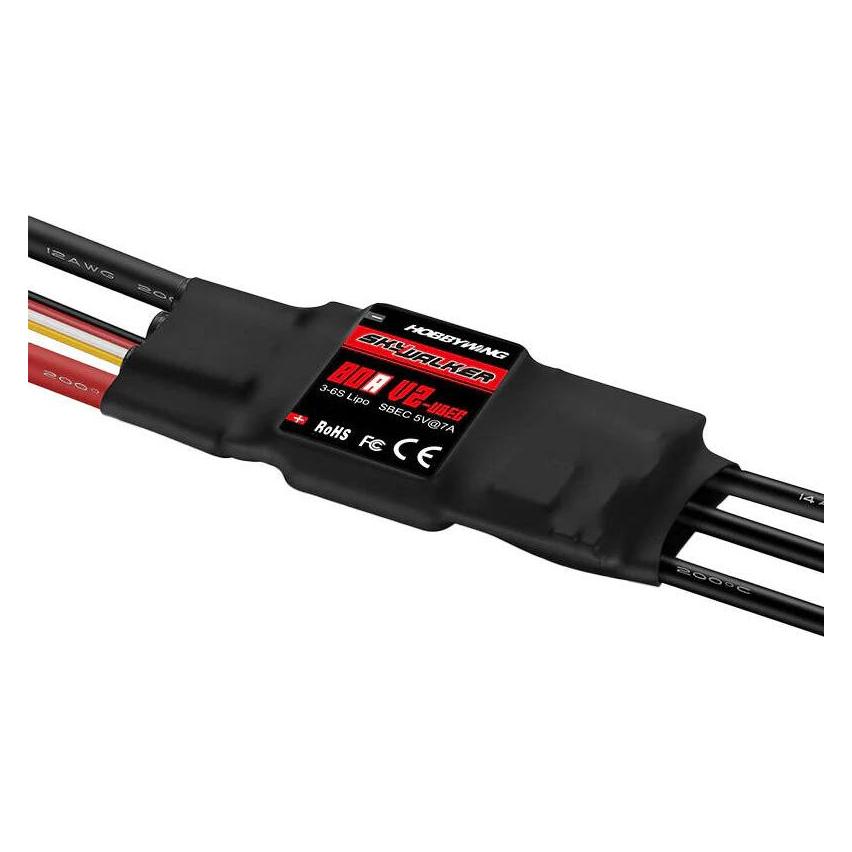 Hobbywing Skywalker V2 80A 3-6s, 7A BEC (HW80060440)