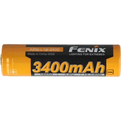 Fenix, Taschenlampe Zubehör, 18650 - 3400mAh, 3,6V - 3,7V ARB-L18-3400 (Pluspol erhöht)