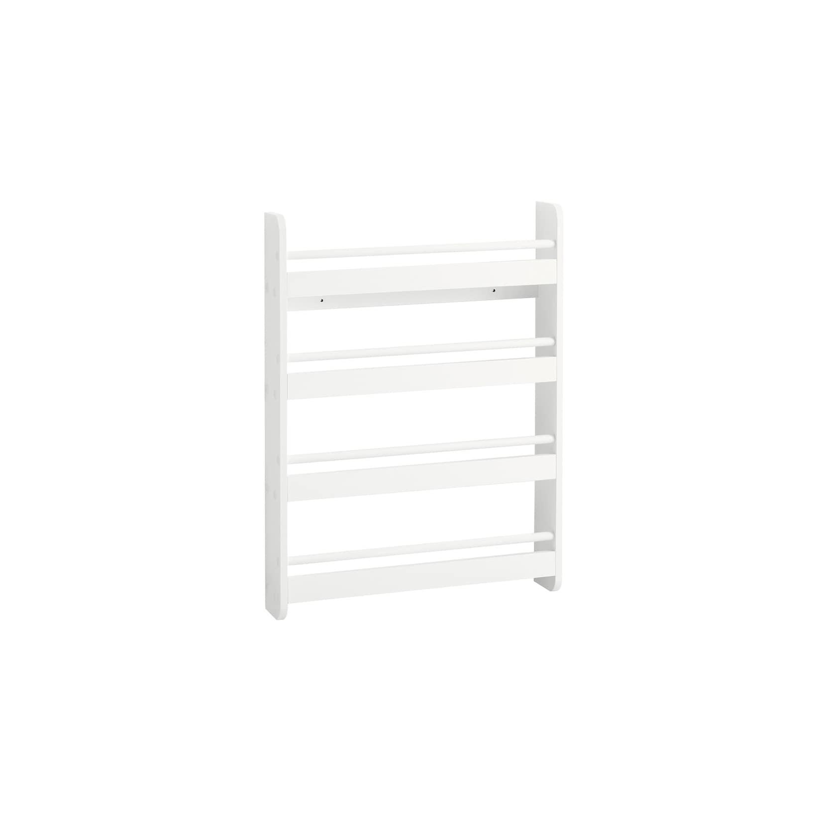 SoBuy Kinderregal mit 4 Fächern Weiß 60x12x80cm Modern