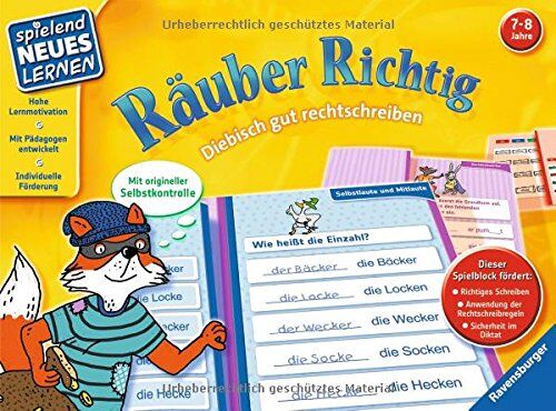 Kirstin Jebautzke - Räuber Richtig: Diebisch gut rechtschreiben (Spielend Neues Lernen) - Preis vom 19.10.2026 19:33:35 h