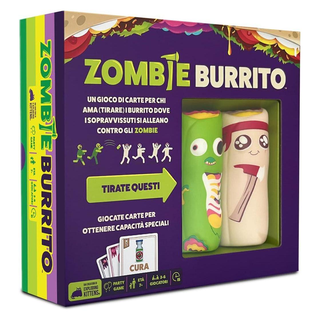 Asmodée Zombie Burrito - Italian Ed. (Italienisch, 2 - 6 Spieler) (8662)