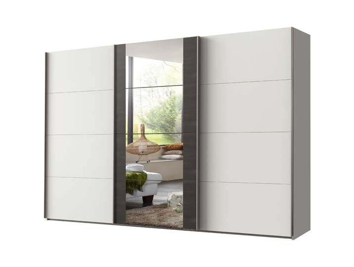 Kleiderschrank Juli weiss Holzwerkstoff B 313 cm