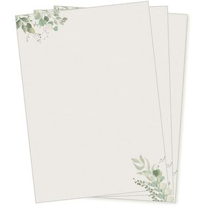 tatmotive Briefpapier Tara Verde, A4, 90 g/m², 50 Blatt