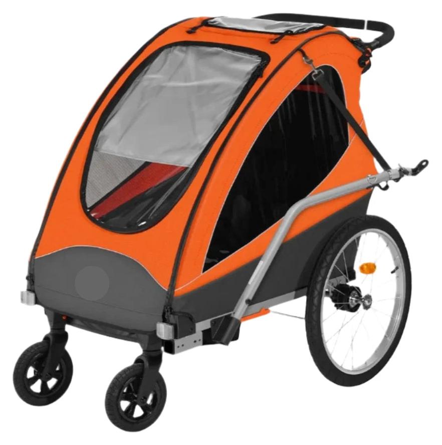 Fahrradanhänger - Fahrradanhänger - Anhänger für Fahrräder - Kinderfahrradanhänger - Kinderanhänger für Fahrräder - Klappbarer Kinderwagen