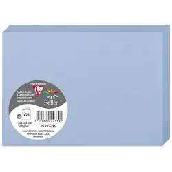 Pollen 250x Pollen, Faltkarten 110x155 mm, 210g - Lavendelblau 22339C
