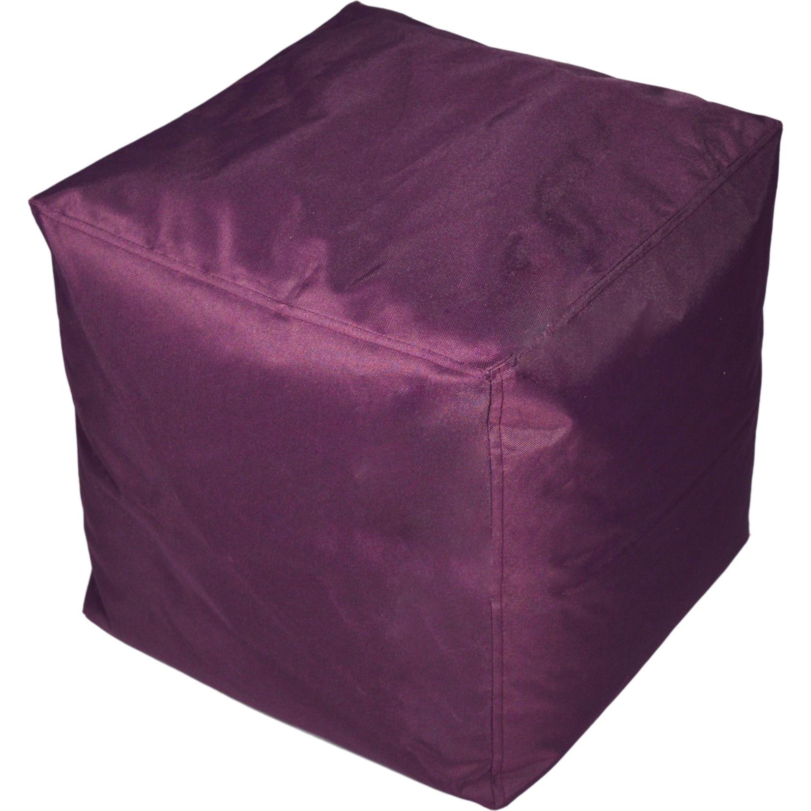KINZLER Hocker eckig, Outdoorfähig, Brombeere