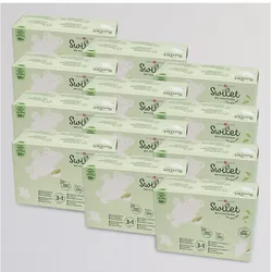 Swilet Die Bio-Vliestücher und Windeleinlagen (600 Stk.)
