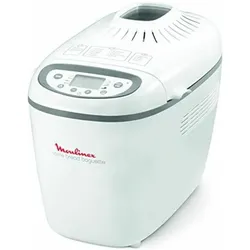 Moulinex Home Bread Baguette Brotbackmaschine (OW6101), Brotbackautomat, Weiss