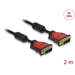 DELOCK DVI Kabel DVI(24+1) -> DVI(24+1) St/St 2m Premium