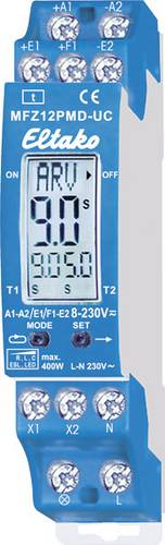 Eltako 23001006 MFZ12PMD-UC Zeitrelais Multifunktional 230V 1 St. Zeitbereich: 0.1s - 99h 1 Wechsler