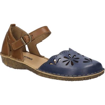 Sandale JOSEF SEIBEL "Rosalie 04, shark-kombi", Damen, Gr. 41, grau (shark, kombi), Obermaterial: 100% Rindsleder Leather cow., Schuhe Sandale