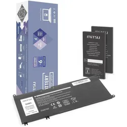 Mitsu Supplier did not provide product name (4 Zellen, 3600 mAh), Notebook Akku, Schwarz