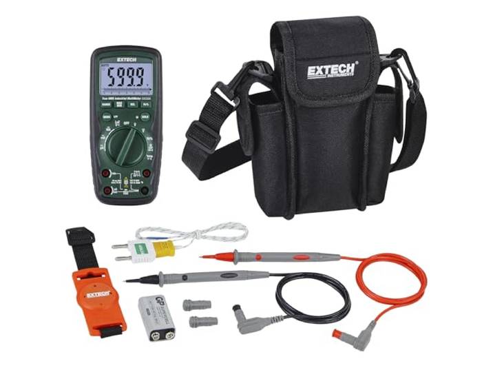 Extech EX520A Hoge Nauwkeurigheid True RMS Multimeter, 6000 Tell.
