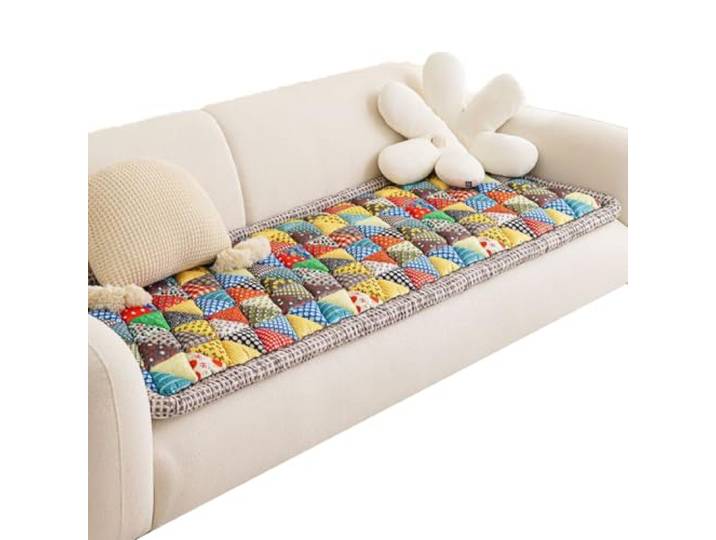 KRXSOBNV Das Sofa, Baumwoll-Sofaüberzüge Haustiere (2/3-Sitzer), haustierfreundlich(Pattern D,70x150cm)
