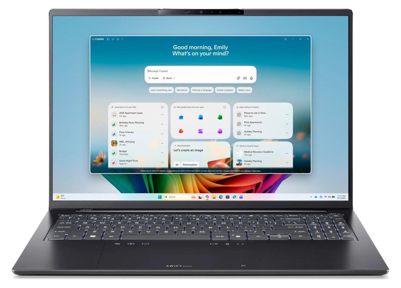 Acer Notebook Swift Go 16 AI SFG16-I71 SFG16-I71-902K