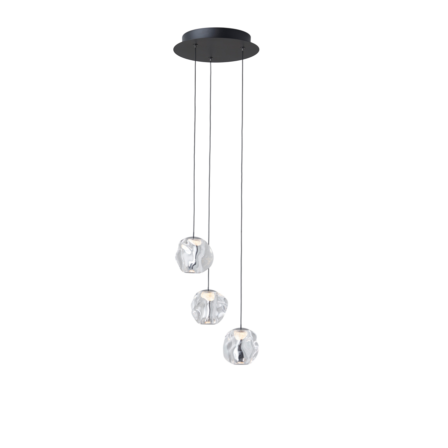 LOOM Design 3-flammig LED-Pendelleuchte ICE BALL 856-003 5712802226865