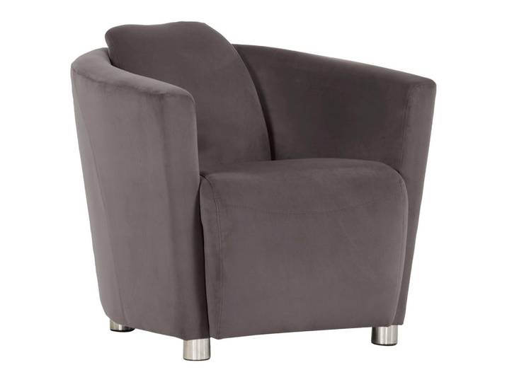 Cocktailsessel, Grau, Used look, 72x72x85 cm, Stoffauswahl, erweiterbar (Typenauswahl), Wohnzimmer, Sessel, Cocktailsessel