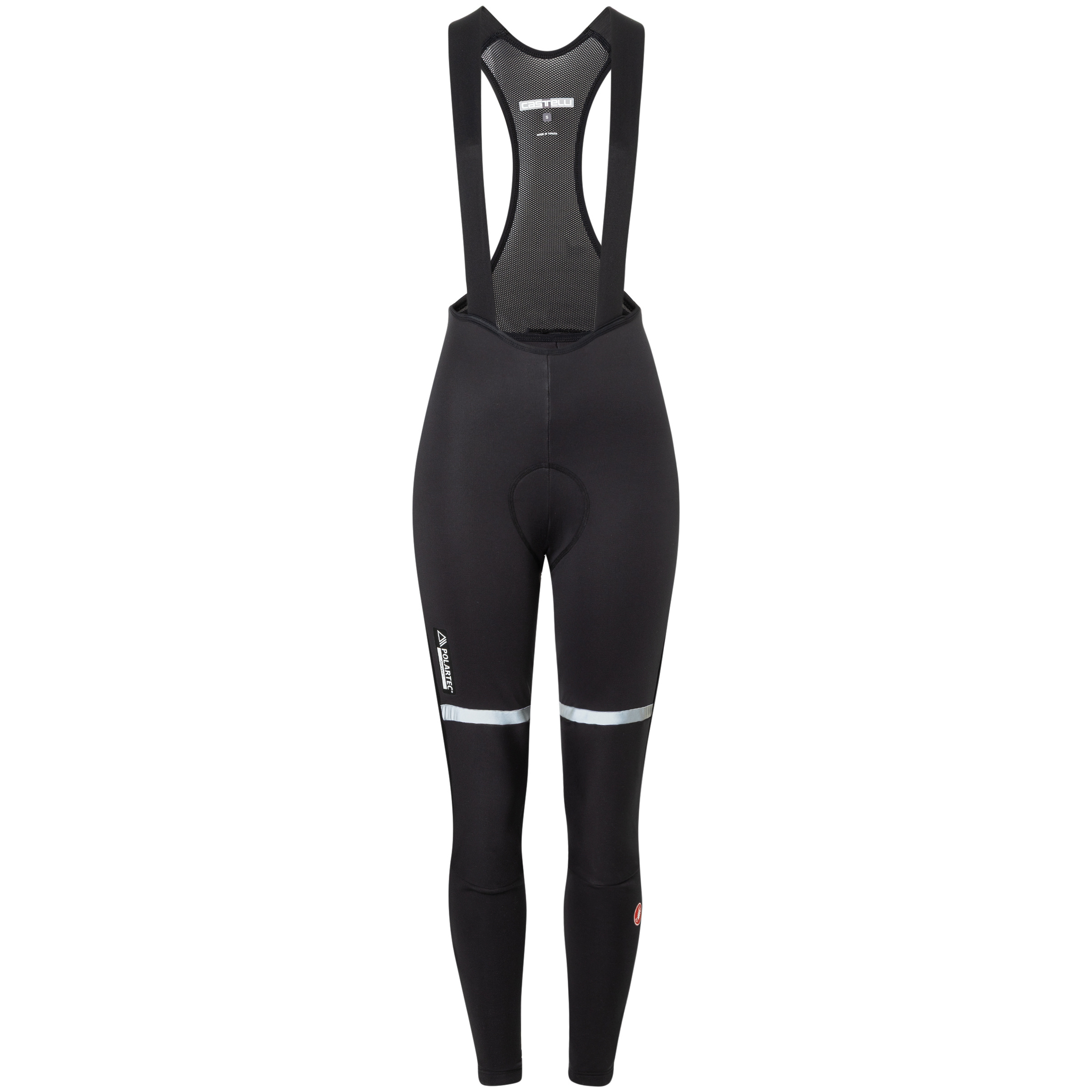 Castelli Polare 2 Bib lang Damen Fahrradhose schwarz Größe S Rennrad Elastisch Polartec