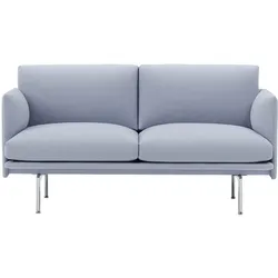 Muuto Outline Studio Sofa 140 cm, vidar 723 / polished aluminium