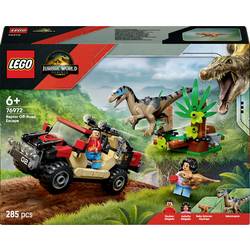 LEGO JURASSIC WORLD 76972 LEGO® JURASSIC WORLD™ Raptor: Verfolgungsjagd mit dem Geländewagen